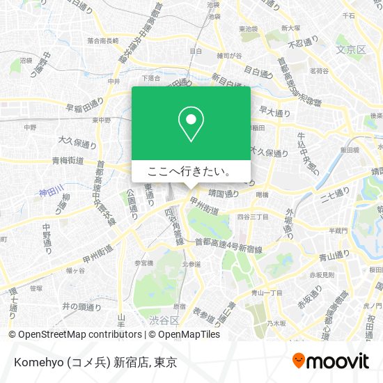 Komehyo (コメ兵) 新宿店地図