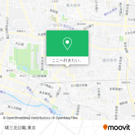 曙三北公園地図