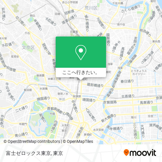 富士ゼロックス東京地図