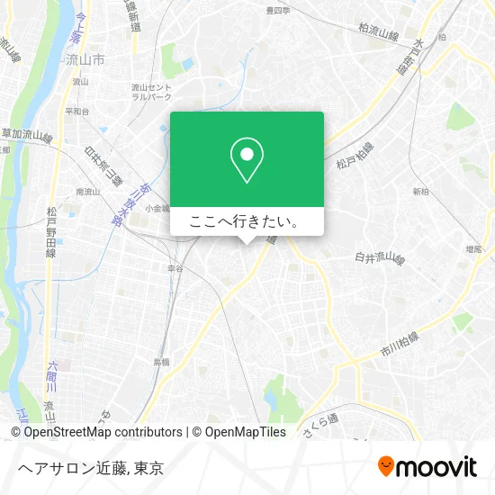 ヘアサロン近藤地図