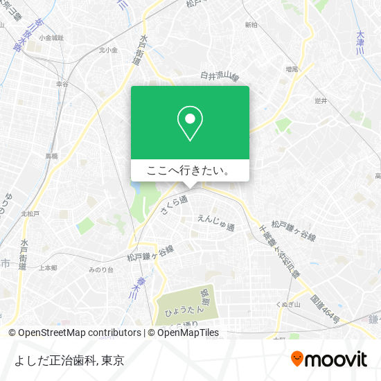 よしだ正治歯科地図