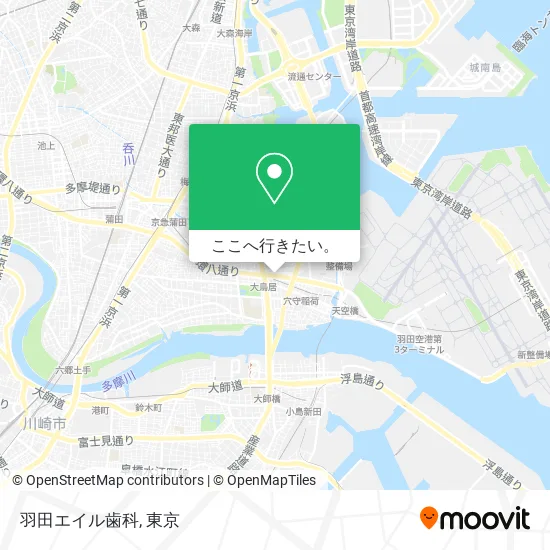 羽田エイル歯科地図