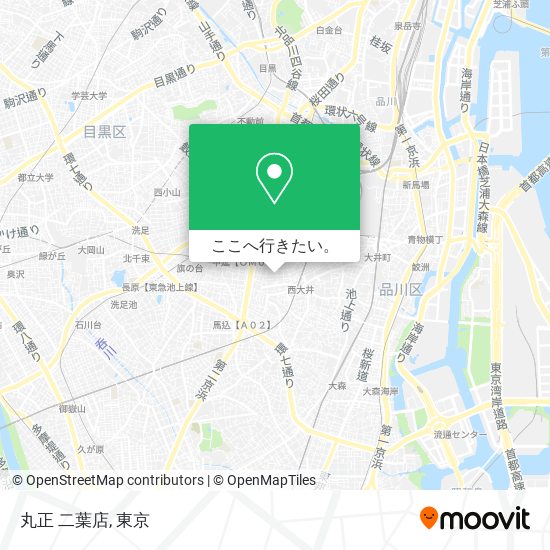 丸正 二葉店地図