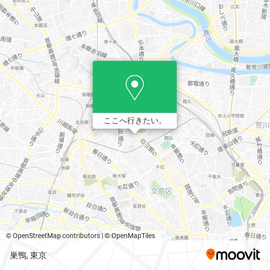 巣鴨地図