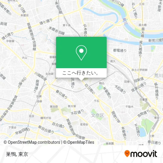 巣鴨地図