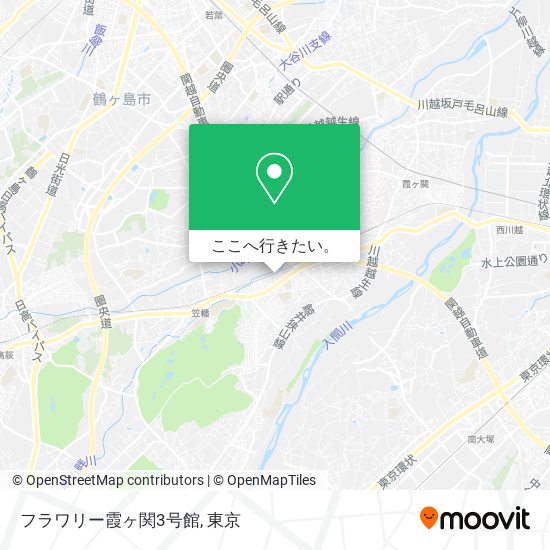 フラワリー霞ヶ関3号館地図
