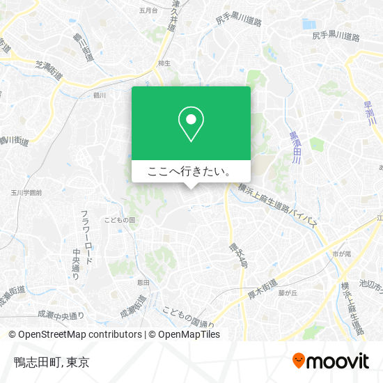 鴨志田町地図