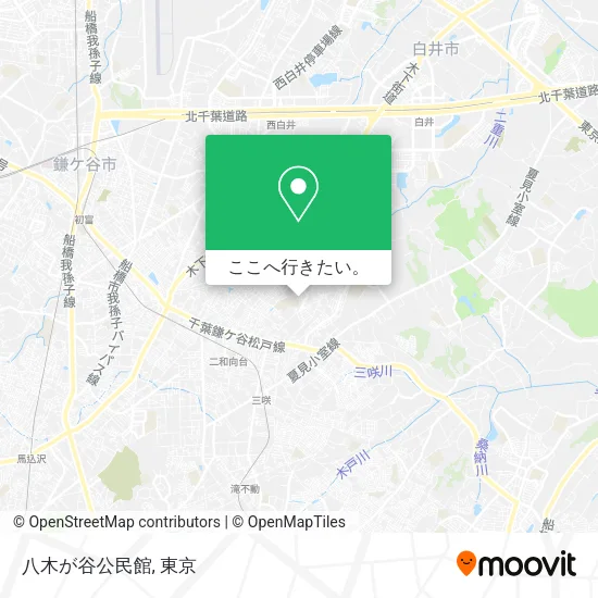 八木が谷公民館地図