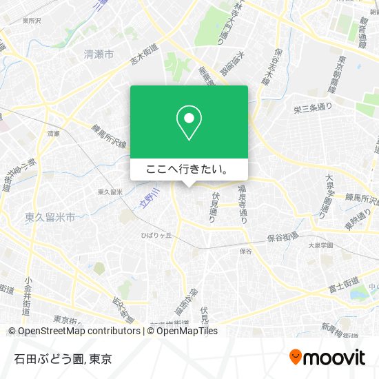 石田ぶどう園地図