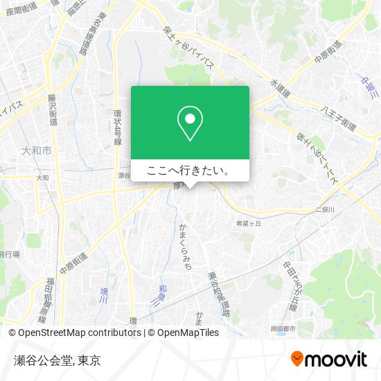 瀬谷公会堂地図