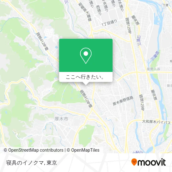 寝具のイノクマ地図