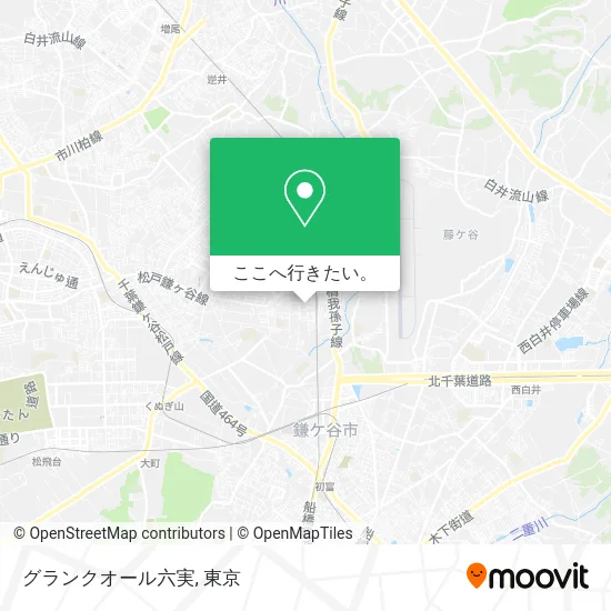 グランクオール六実地図