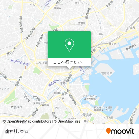 龍神社地図