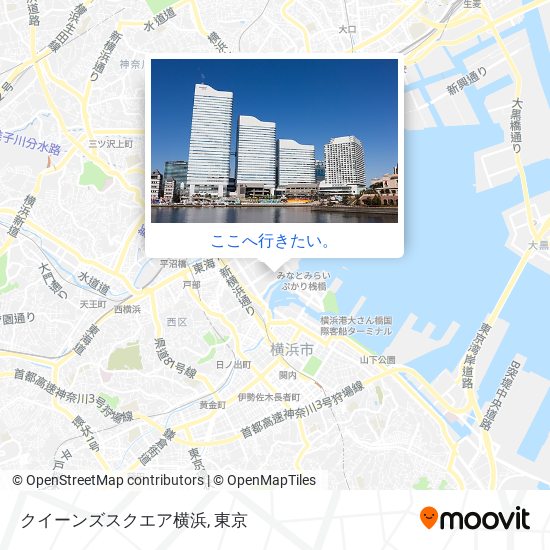 クイーンズスクエア横浜地図