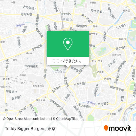 Teddy Bigger Burgers地図