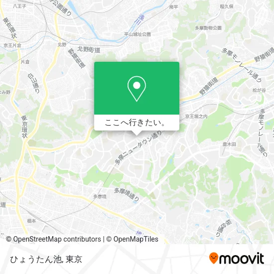 ひょうたん池地図