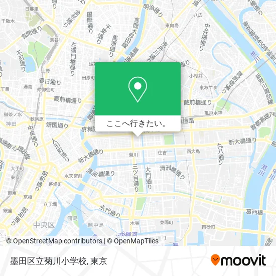 墨田区立菊川小学校地図