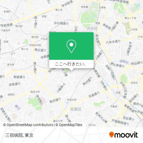 三宿病院地図