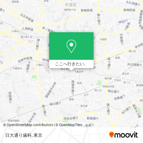 日大通り歯科地図