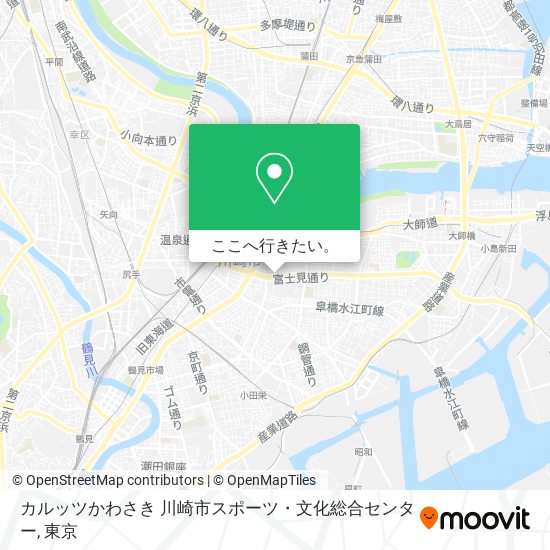 カルッツかわさき 川崎市スポーツ・文化総合センター地図