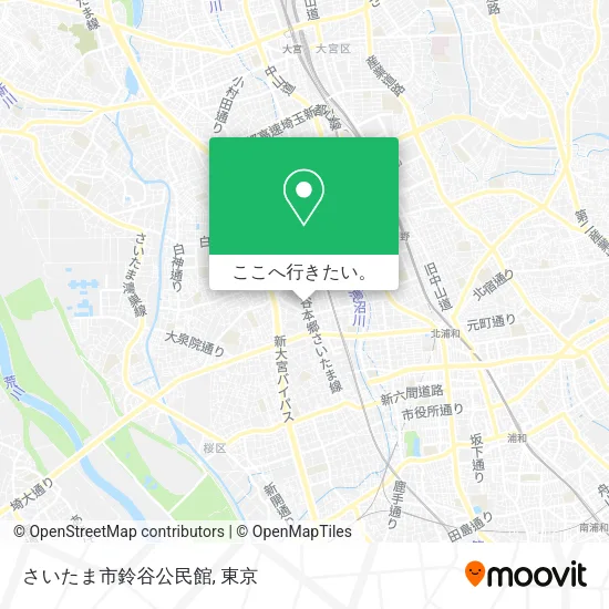 さいたま市鈴谷公民館地図