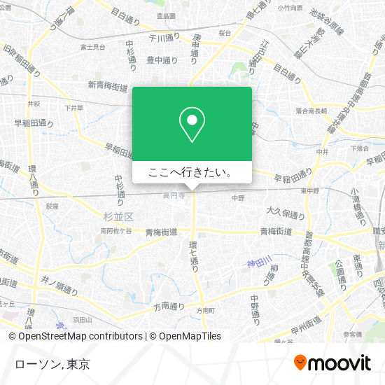 ローソン地図