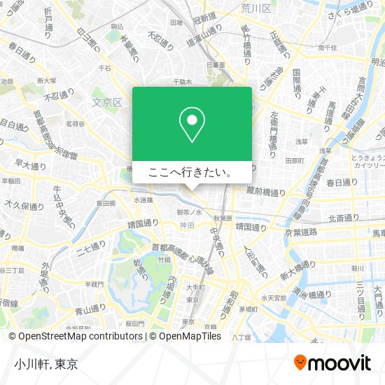 小川軒地図
