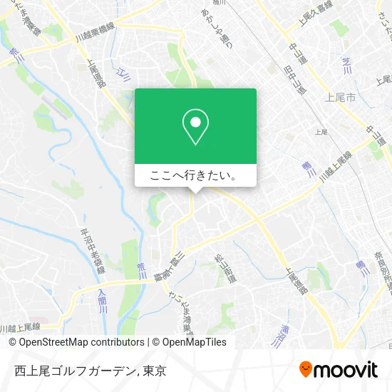 西上尾ゴルフガーデン地図