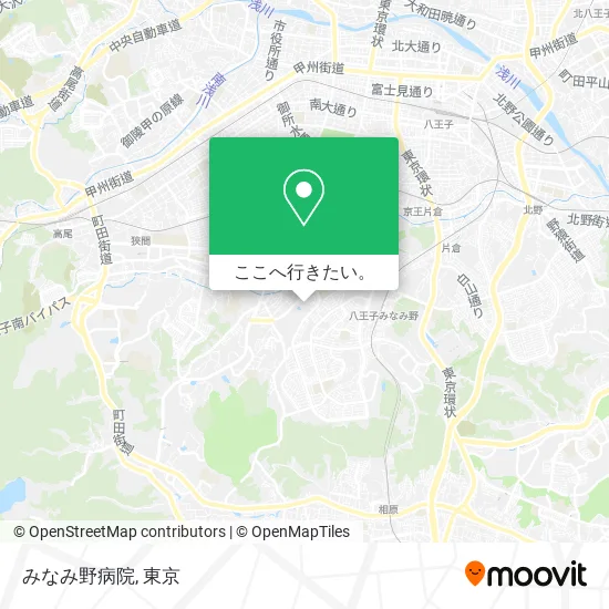 みなみ野病院地図