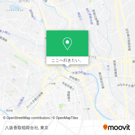 八坂香取稲荷合社地図