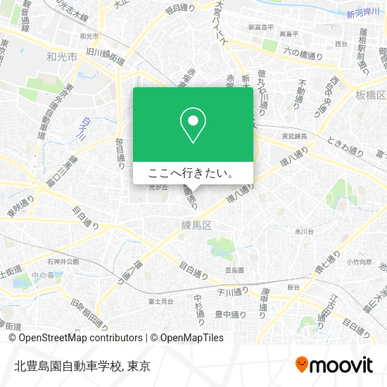 北豊島園自動車学校地図