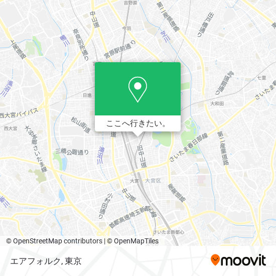 エアフォルク地図