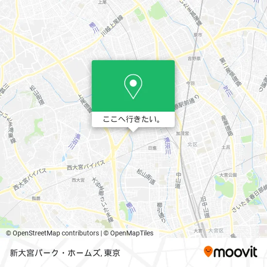 新大宮パーク・ホームズ地図