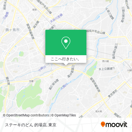 ステーキのどん 的場店地図