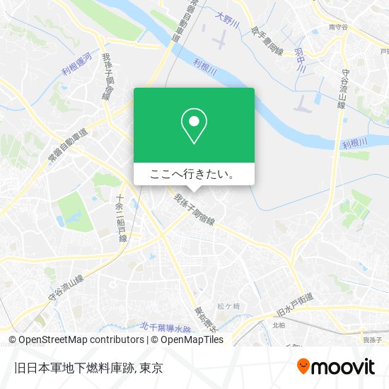 旧日本軍地下燃料庫跡地図
