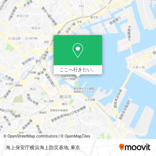 海上保安庁横浜海上防災基地地図