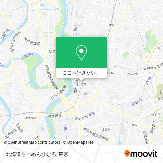 北海道らーめんひむろ地図