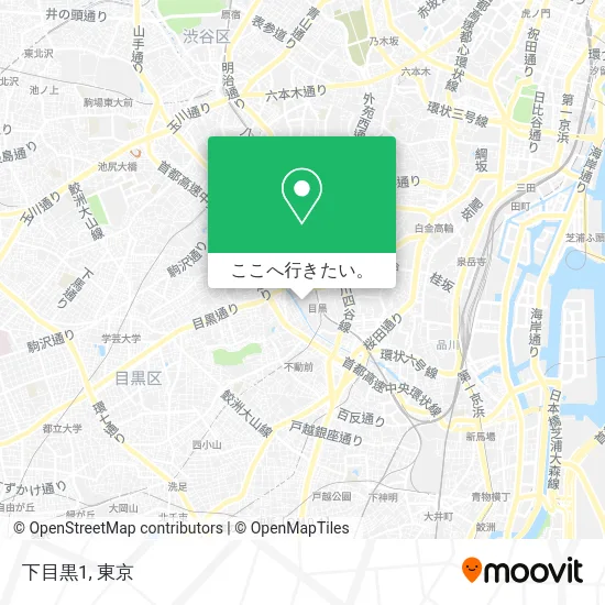 下目黒1地図