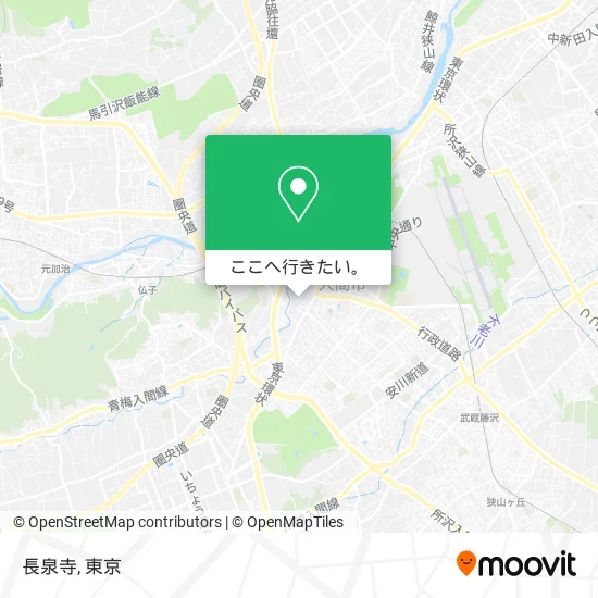 長泉寺地図
