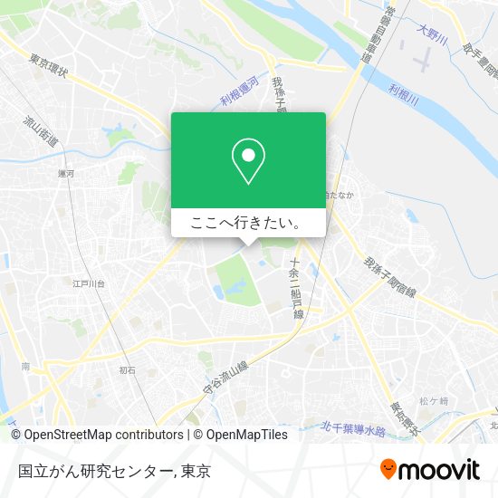 国立がん研究センター地図