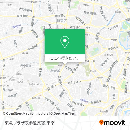 東急プラザ表参道原宿地図