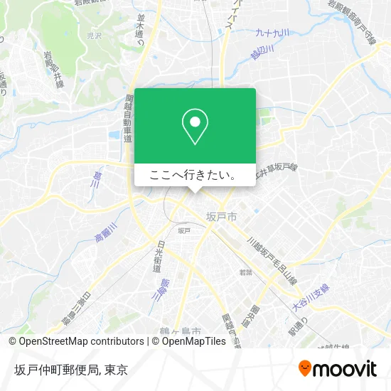 坂戸仲町郵便局地図