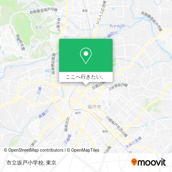市立坂戸小学校地図