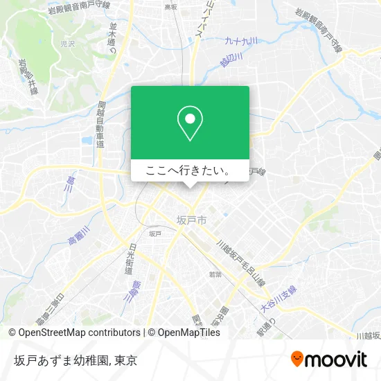 坂戸あずま幼稚園地図