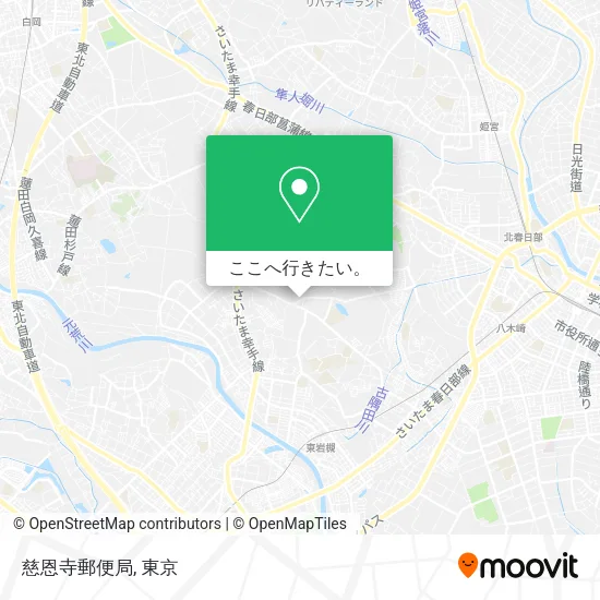 慈恩寺郵便局地図