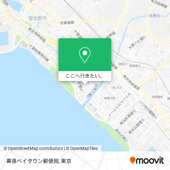 幕張ベイタウン郵便局地図