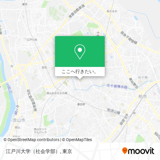 江戸川大学（社会学部）地図