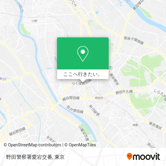 野田警察署愛宕交番地図