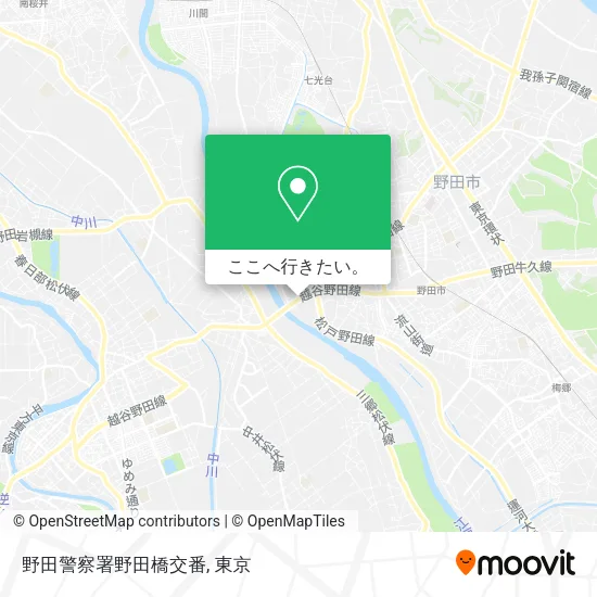 野田警察署野田橋交番地図