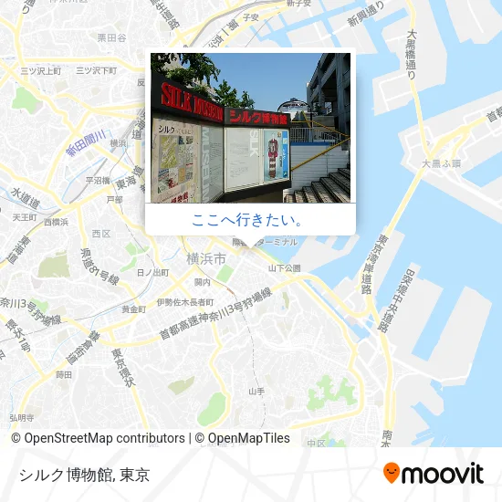 シルク博物館地図